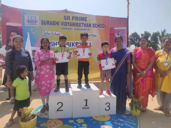 Children blowing bubbles in the play area